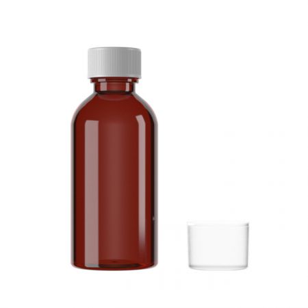 120mL PET 口服液瓶配量杯-15120
